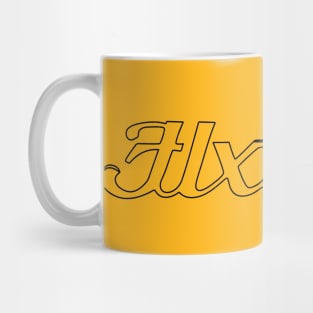 Flxible Script from Timeless Art Deco Period Mug